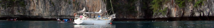 Sailing Story - Whimoway At Anchor - Koh Muk Island